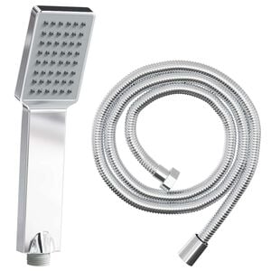 vidaXL Duschkopfset Chrom 150 cm Edelstahl