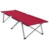 vidaXL Klapp Schlafbett f&uuml;rs Camping 2 pcs Rot 194 x 62,5 x 42,5 cm