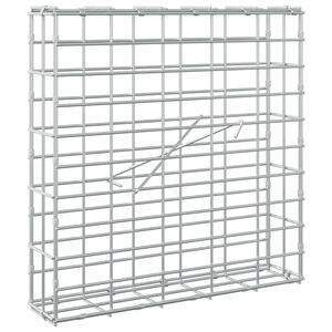 vidaXL Gabione mit 5 mm Draht und 5x10 cm Maschen 50x10x50 cm