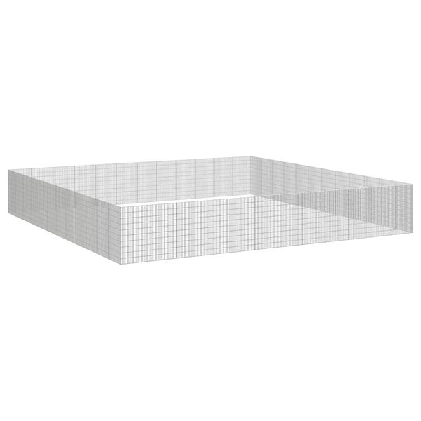 vidaXL Freilaufgehege 48-teilig 54x100 cm Verzinktes Eisen