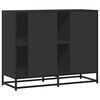 vidaXL Sideboard Schwarz 92x35x76 cm Holzwerkstoff