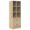vidaXL Schreibtisch mit Schubladen 2 pcs Sonoma-Eiche