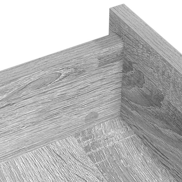vidaXL Selbstklebende Schraubenabdeckung 2 pcs Graues Sonoma