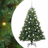 vidaXL K&uuml;nstlicher Weihnachtsbaum mit 150 LEDs Gr&uuml;n 150 cm PE und PVC