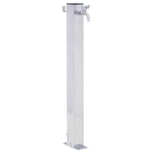 vidaXL Wassers&auml;ule f&uuml;r den Garten 40 cm Edelstahl Quadratisch
