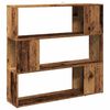 vidaXL B&uuml;cherregal/Raumteiler Altholz-Optik 100x24x94 cm