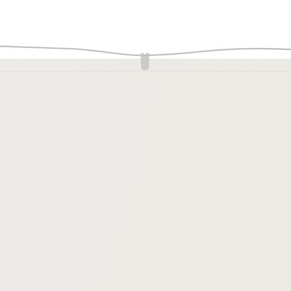 vidaXL Senkrechtmarkise Wei&szlig; 140x1200 cm Oxford-Gewebe