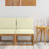 vidaXL Outdoor Mittelsofa Massivholz Akazie