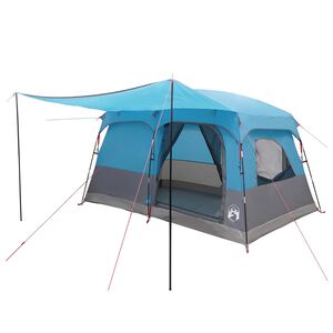 vidaXL Familienzelt 5 Personen Blau Polyester