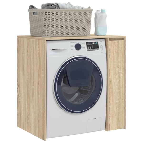vidaXL Waschmaschinen-Schrank Sonoma 87 x 60 x 89 cm Holzwerkstoff