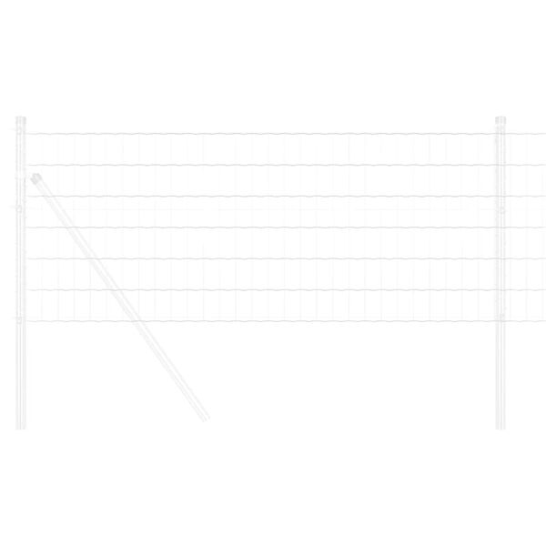 vidaXL Eurozaun 0,6 x 50 m PVC-beschichtetes Eisen