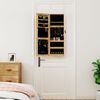 vidaXL Spiegel-Schmuckschrank mit LED-Beleuchtung Wandmontage