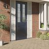 vidaXL Fensterfolie Matt Grau 60x2000 cm PVC