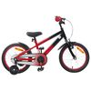 vidaXL Kinderfahrrad 16 Zoll f&uuml;r 4-6 Jahre alt Rot Schwarz