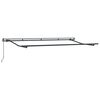 vidaXL Einziehbare Markise Bordeauxrot 400 x 200 cm Stoff
