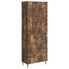 vidaXL Schrankset 2 pcs Ger&auml;ucherte Eiche 66 x 34,5 x 90 cm