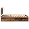 vidaXL Bettrahmen Altholz 140 x 190 cm Massives Kiefernholz