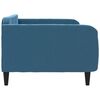 vidaXL Tagesbett Blau 100x200 cm Samt