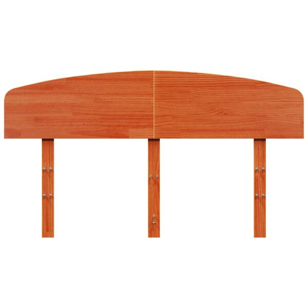 vidaXL Kopfteil Wachsbraun 140 cm Massivholz Kiefer