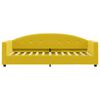 vidaXL Tagesbett mit Matratze Gelb 80x200 cm Samt