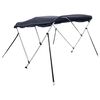 vidaXL 3-Bow Bimini-Top mit Seitenteilen 183x(185-198)x137 cm