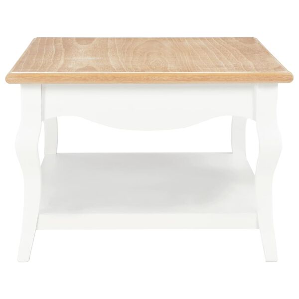 vidaXL Couchtisch Wei&szlig; 110&times;60&times;40 cm MDF