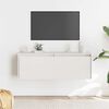 vidaXL Wandschrank Wei&szlig; 100x30x35 cm Massivholz Kiefer