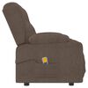 vidaXL 2-Sitzer Massagesessel mit Getr&auml;nkehalter Taupe Stoff