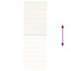 vidaXL Doppelrollo Marmorbeige 90x200 cm Stoffbreite 85,9 cm Polyester