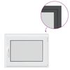 vidaXL Kellerfenster "RISOR" 80x70 cm Drehkipp DIN Rechts Anthrazit
