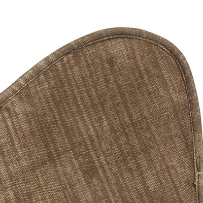 vidaXL Butterfly-Sessel Taupe Canvas