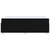 vidaXL Bettrahmen mit Matratze Schwarz 90 x 200 cm Stoff