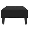 vidaXL Fu&szlig;hocker Schwarz 77x55x31 cm Stoff