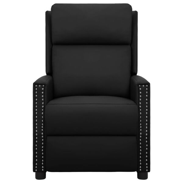 vidaXL Relaxsessel Schwarz Kunstleder
