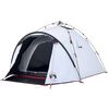 vidaXL Kuppel-Campingzelt 3 Personen Wei&szlig; Verdunkelt Quick Release
