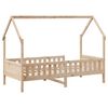 vidaXL Kinderbett Hausbett 90x190 cm Massivholz Kiefer