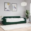 vidaXL Tagesbett mit Matratze Dunkelgr&uuml;n 80x200 cm Samt