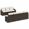 vidaXL Sofa Set 8 stk. Braun und Creme 55 x 55 x 37 cm