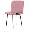 vidaXL Esszimmerst&uuml;hle 4 Stk. Rosa Samt
