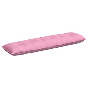 vidaXL R&uuml;ckenkissen Rosa 180 x 19 x 50 cm Stoff