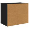 vidaXL Katzenhaus Schwarz 51 x 30 x 42 cm Holzwerkstoff