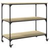 vidaXL K&uuml;chenwagen Sonoma-Eiche 102x50x95 cm Holzwerkstoff