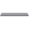 vidaXL Schweberegale 4 Stk. Grau 80x23,5x3,8 cm MDF