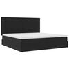 vidaXL Aufbewahrungsbett mit Matratze Schwarz 200 x 200 cm Samt