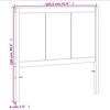 vidaXL Kopfteil Wachsbraun 100 cm Massivholz Kiefer