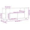 vidaXL TV-Schrank Räuchereiche 102x34,5x43 cm Holzwerkstoff