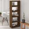 vidaXL B&uuml;cherregal/Raumteiler Honigbraun 60x30x167,5 cm Kiefernholz