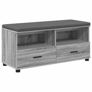 vidaXL Flurbank Sonoma-Grau 100 x 38 x 46 cm