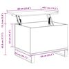 vidaXL Couchtisch Altholz-Optik 60x44,5x45 cm Holzwerkstoff