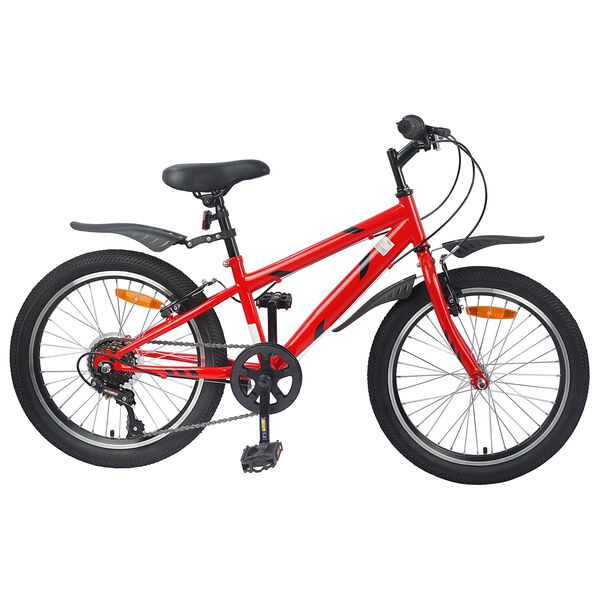 vidaXL Kinderfahrrad 20 Zoll 6-Speed f&uuml;r 6-11 Jahre alt Rot